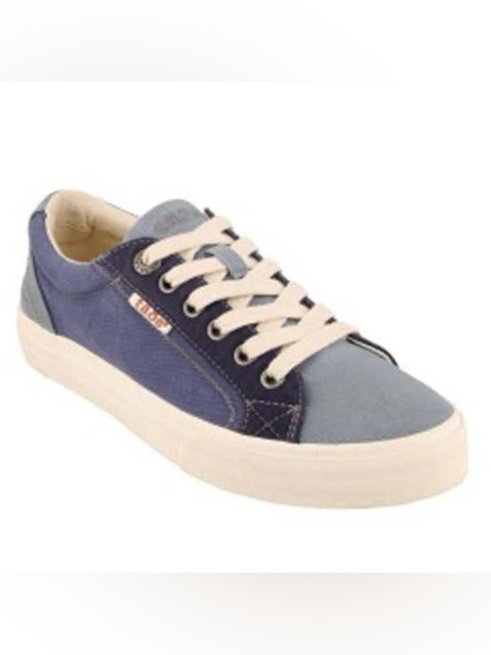 Taos Footwear Two-Tone Blue Canvas Lace-Up Women’s Sneakers Size 7